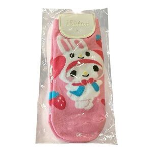My Melody Pink Ankle Socks – Strawberry Design – New in Package